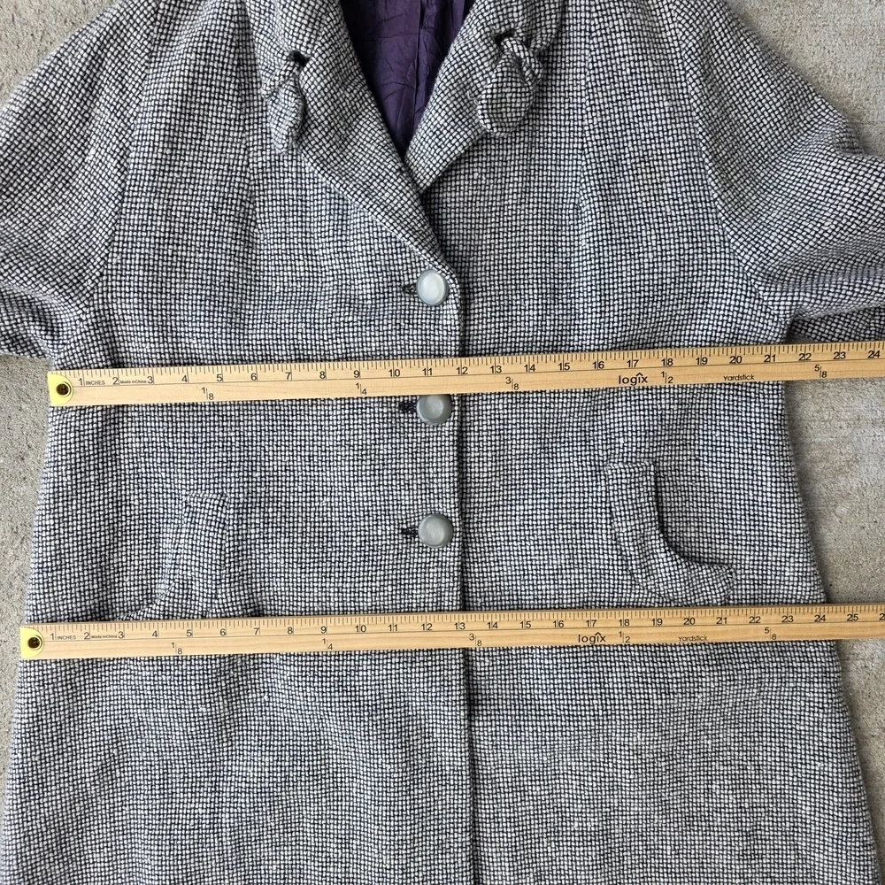 Belle Shoppe Vintage Wool Tweed Coat Women's Medium
